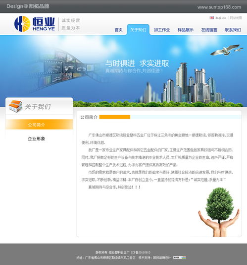 恒業(yè)五金 從企業(yè)形象策劃到官網(wǎng)設(shè)計(jì)的專業(yè)呈現(xiàn)——陽(yáng)拓設(shè)計(jì)作品賞析